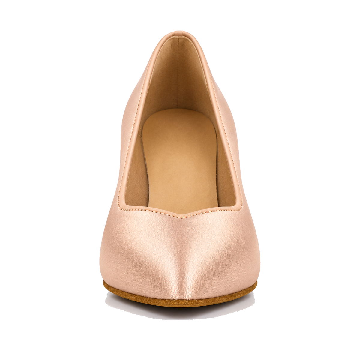 Chaussures de tango femme en satin à talon évasé, modèle Hana, vue 4