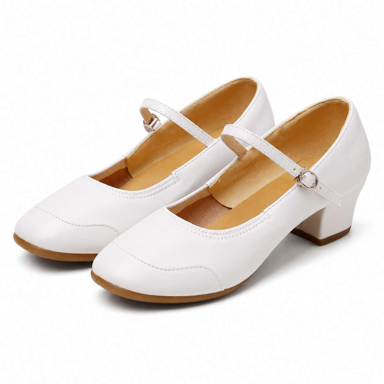 Baskets de danse moderne femme outdoor 4cm blanc — Ulyana