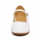 Baskets de danse moderne femme outdoor 4cm blanc — Ulyana - vue arrière