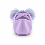 Chaussons de ballet en satin violet ou bleu, modèle Lopatkina, vue 5