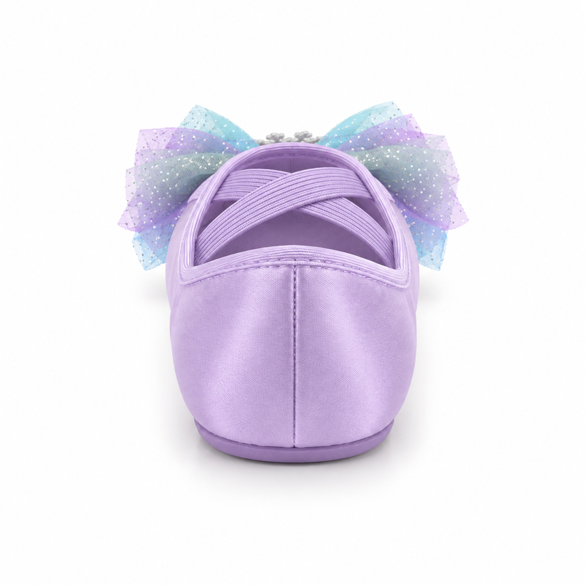 Chaussons de ballet en satin violet ou bleu, modèle Lopatkina, vue 5