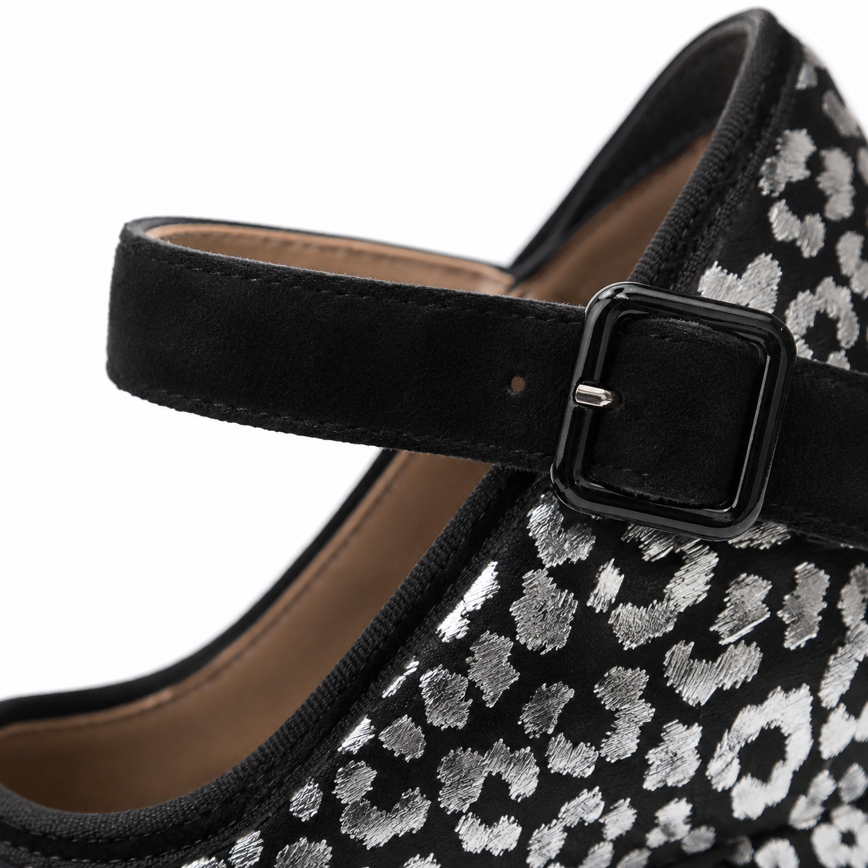 Baskets de danse moderne femme indoor noir — Primevère - vue 3/4