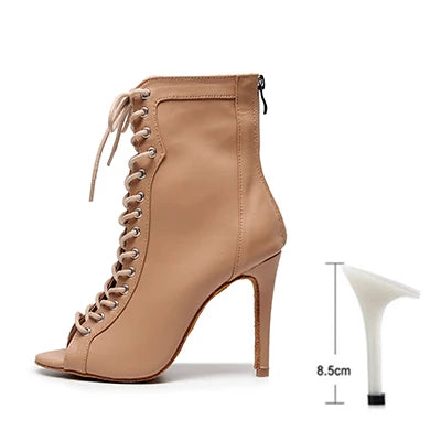 Souliers de danse latine femme daim — Inès - vue 11