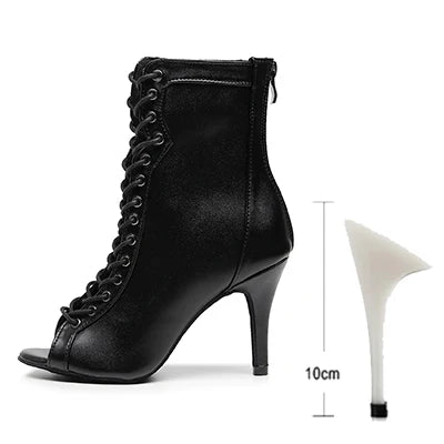 Souliers de danse latine femme daim — Inès - vue intérieure