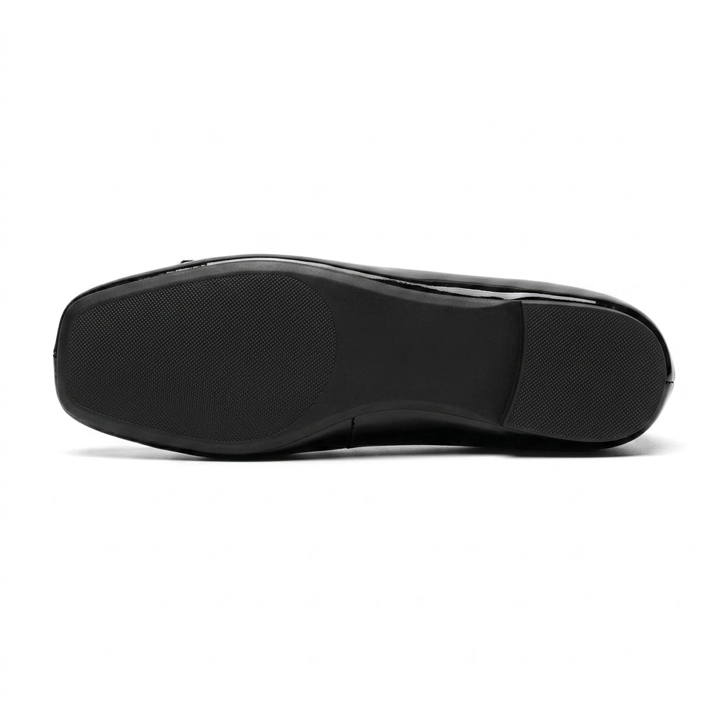 Chaussons de danse classique femme cuir verni — Ekaterina - détail