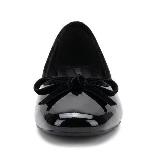 Chaussons de danse classique femme cuir verni — Ekaterina - vue de profil