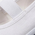 Chaussons de danse classique femme toile blanc — Asuncion - vue 3/4