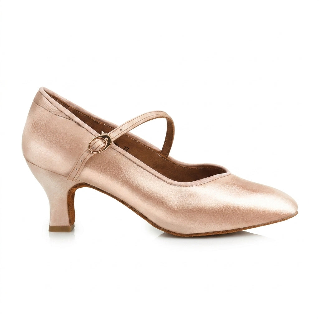 Chaussures de salsa femme satin — Widad - vue de profil
