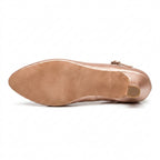 Chaussures de salsa femme satin — Widad - vue rapprochée
