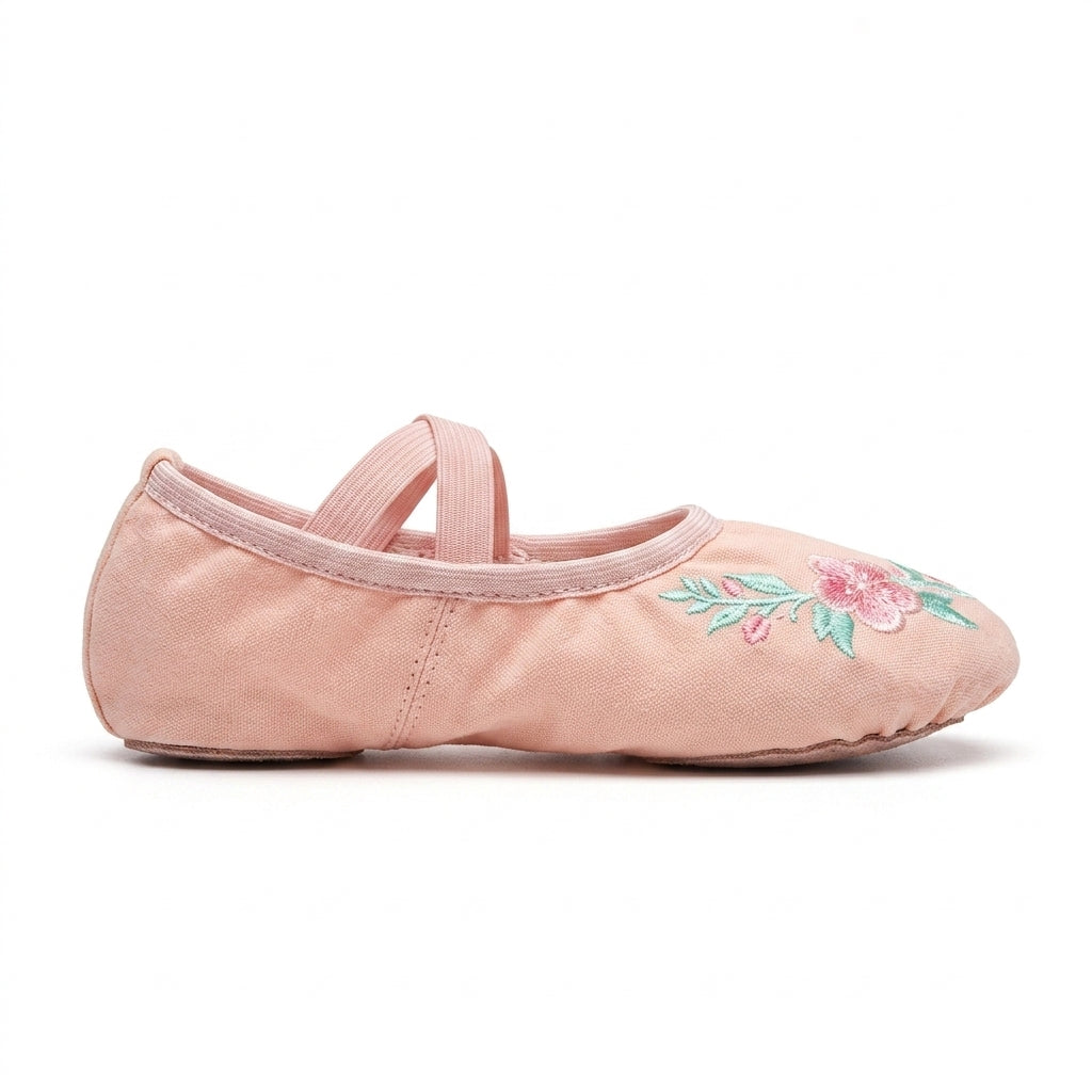 Chaussons de danse classique enfant — Annunziata - vue de profil