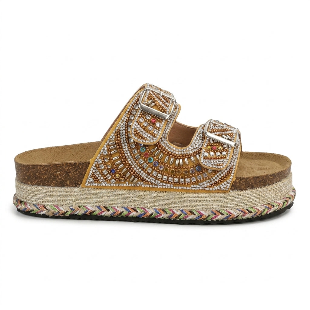 Chaussures de danse femme strass — Prélude - vue de profil