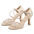 Souliers de danse latine femme satin — Renault