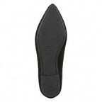 Chaussons de danse classique femme daim noir — Fiorella - vue rapprochée