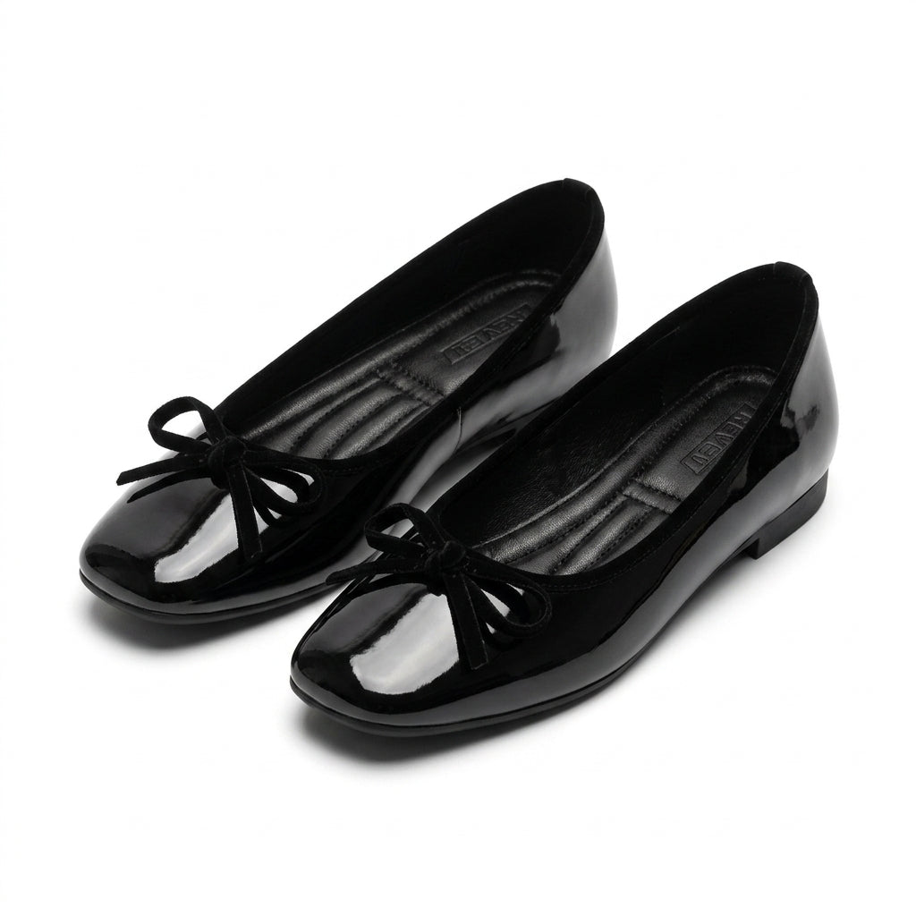 Chaussons de danse classique femme cuir verni — Ekaterina