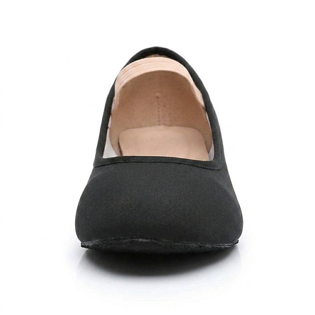 Chaussons de danse classique femme noir heel — Largo - vue arrière