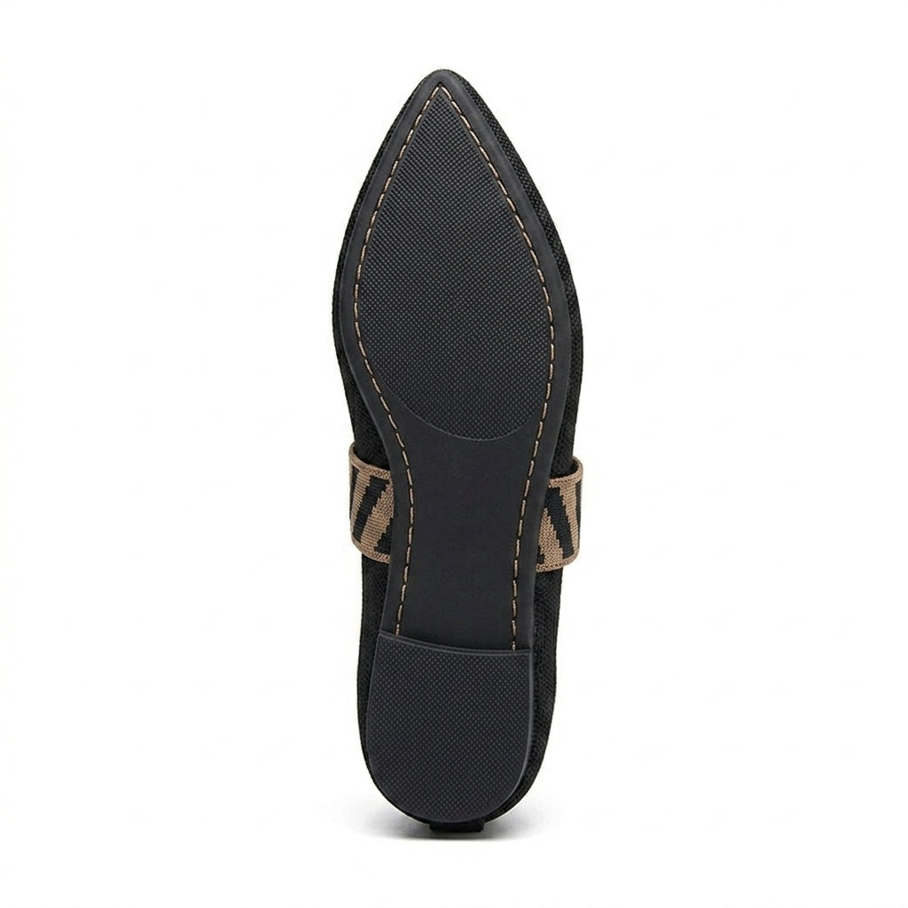 Chaussons de danse classique femme noir — Lavande - vue rapprochée