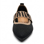 Chaussons de danse classique femme noir — Lavande - vue arrière