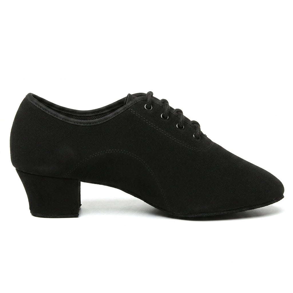 Souliers de tango femme black-3.5cm indoor — Assunta - vue de profil