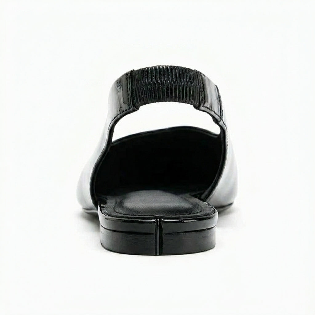Chaussons de danse classique femme cuir verni — Milagros - détail