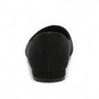 Chaussons de danse classique femme daim noir — Fiorella - détail