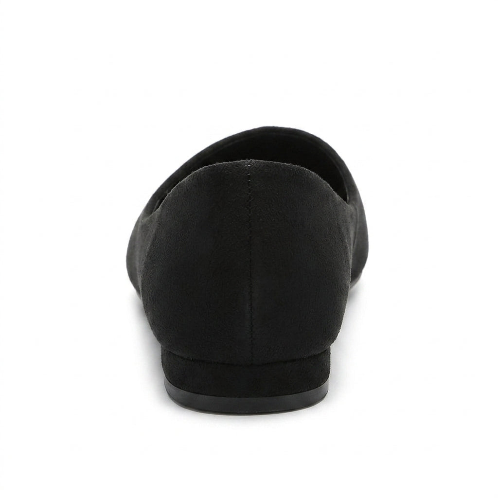 Chaussons de danse classique femme daim noir — Fiorella - détail