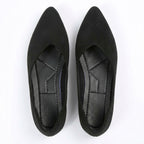 Chaussons de danse classique femme daim noir — Fiorella - semelle
