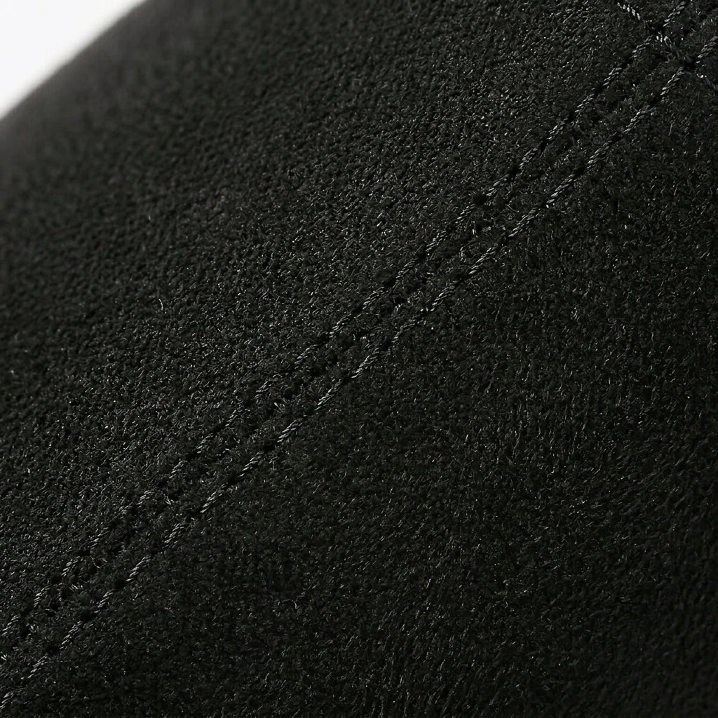Chaussons de danse classique femme daim noir — Fiorella - vue 3/4