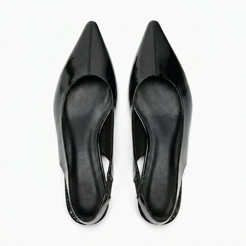 Chaussons de danse classique femme cuir verni — Milagros - semelle
