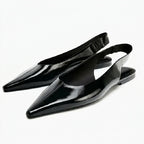 Chaussons de danse classique femme cuir verni — Milagros
