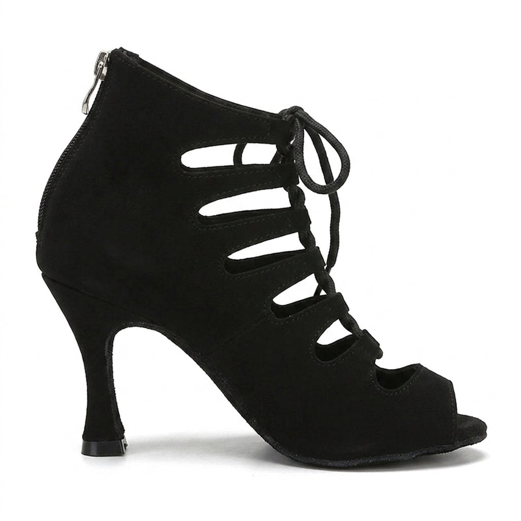 Chaussures de salsa femme satin — Soraya - vue de profil