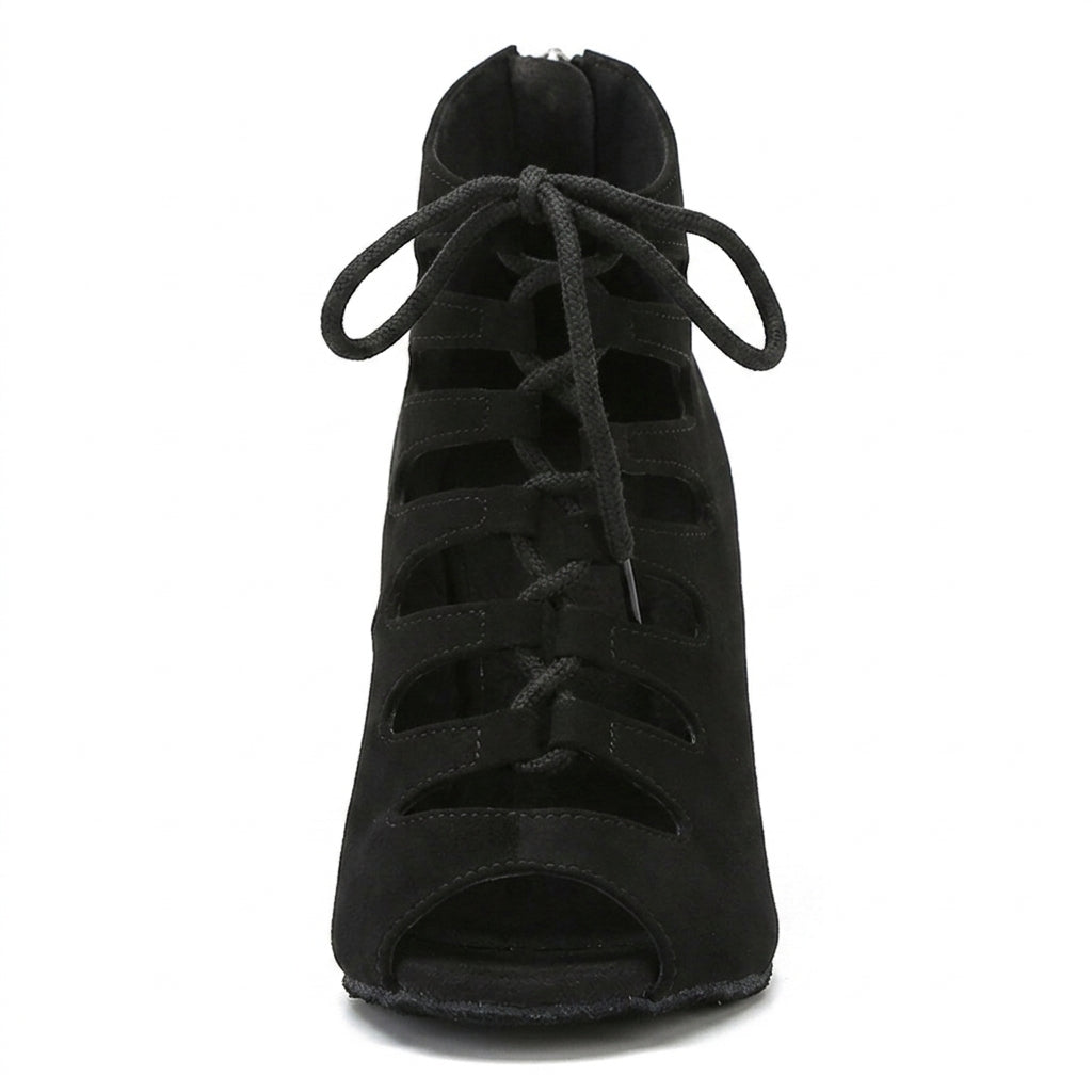 Chaussures de salsa femme satin — Soraya - vue arrière