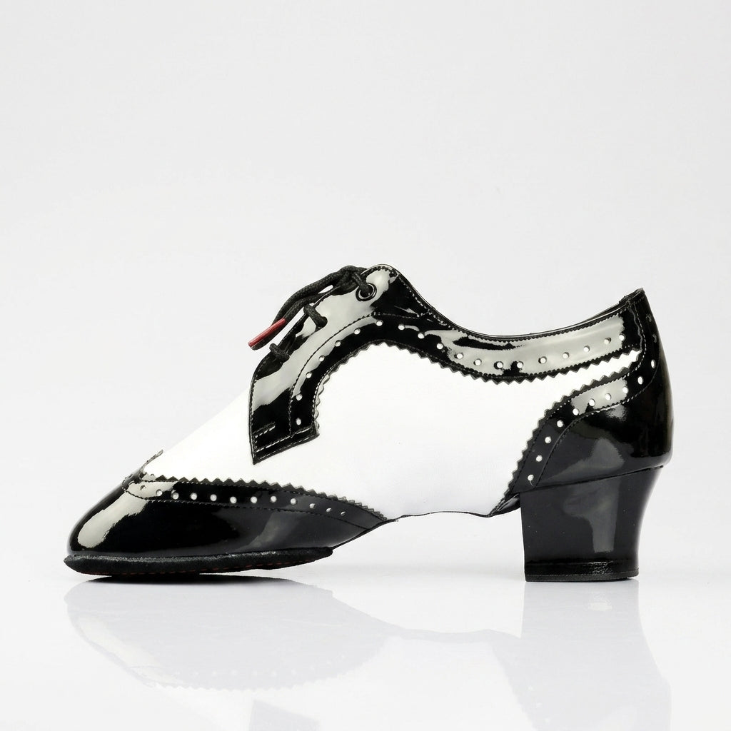 Baskets de danse moderne homme cuir verni bd 441 heel — Amparo - vue de profil