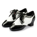 Baskets de danse moderne homme cuir verni bd 441 heel — Amparo
