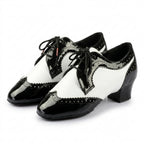 Baskets de danse moderne homme cuir verni bd 441 heel — Amparo