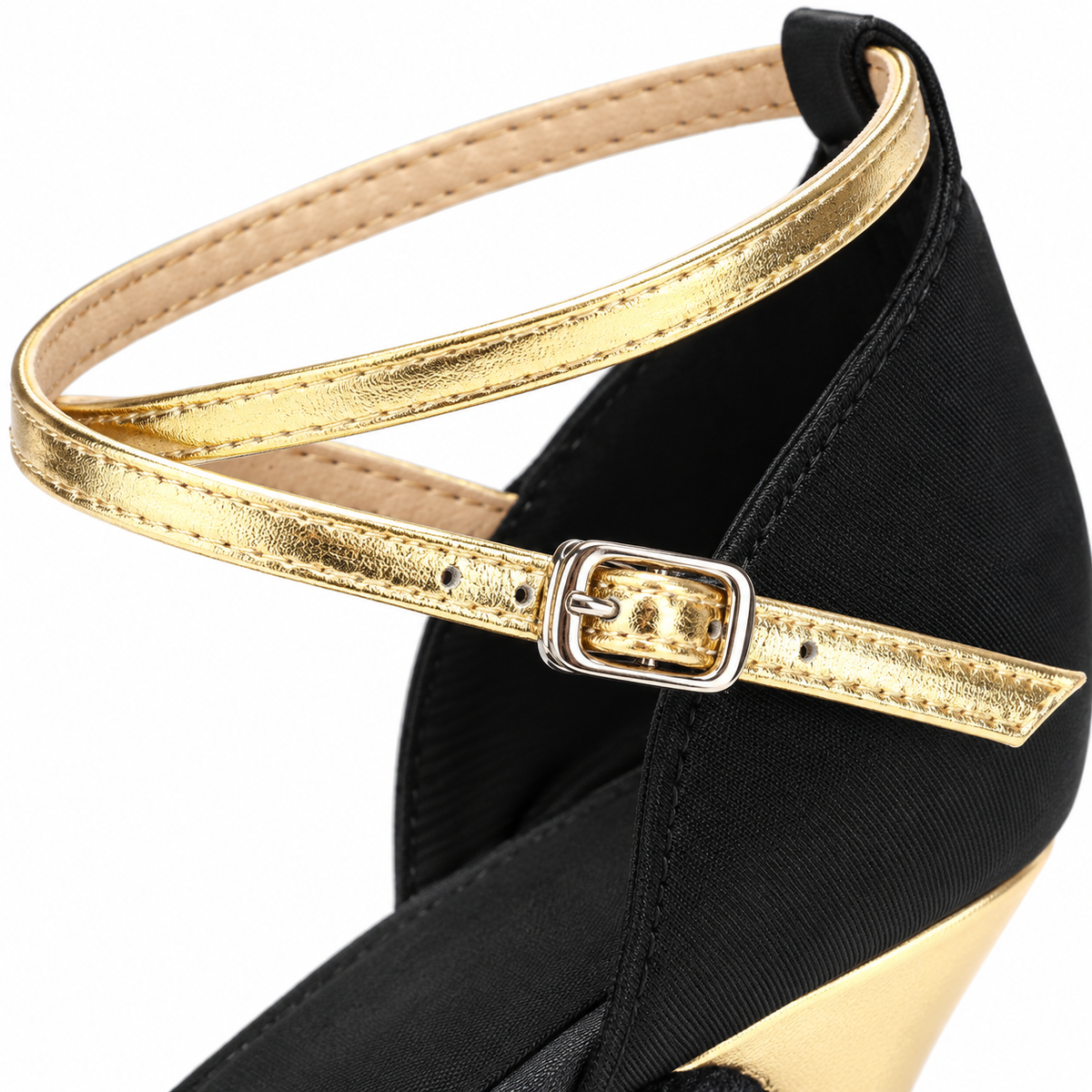 Chaussures de danse latine femme, talon 5 ou 7 cm, modèle Penney, vue 10