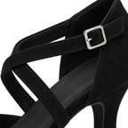 Chaussures de salsa femme, semelle suédée, modèle Rosalie, vue 9