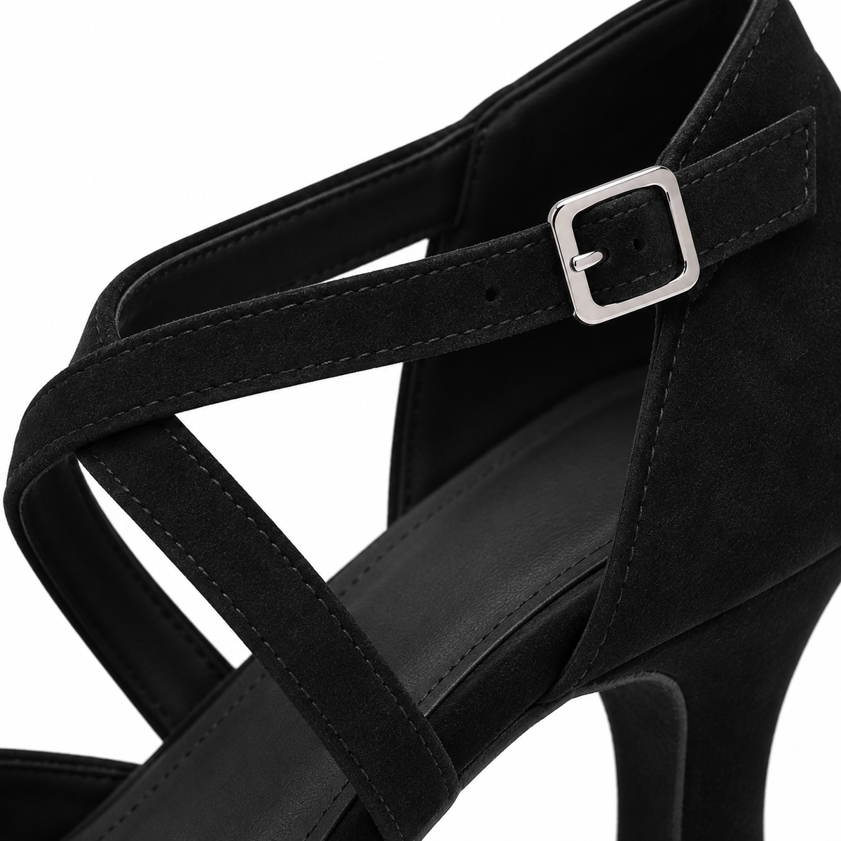 Chaussures de salsa femme, semelle suédée, modèle Rosalie, vue 9