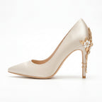 Chaussons de danse classique femme satin — Flora