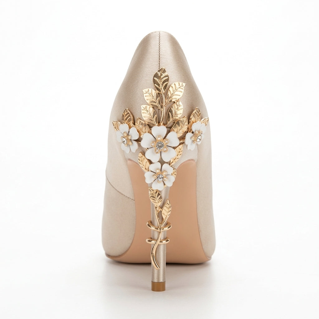 Chaussons de danse classique femme satin — Flora