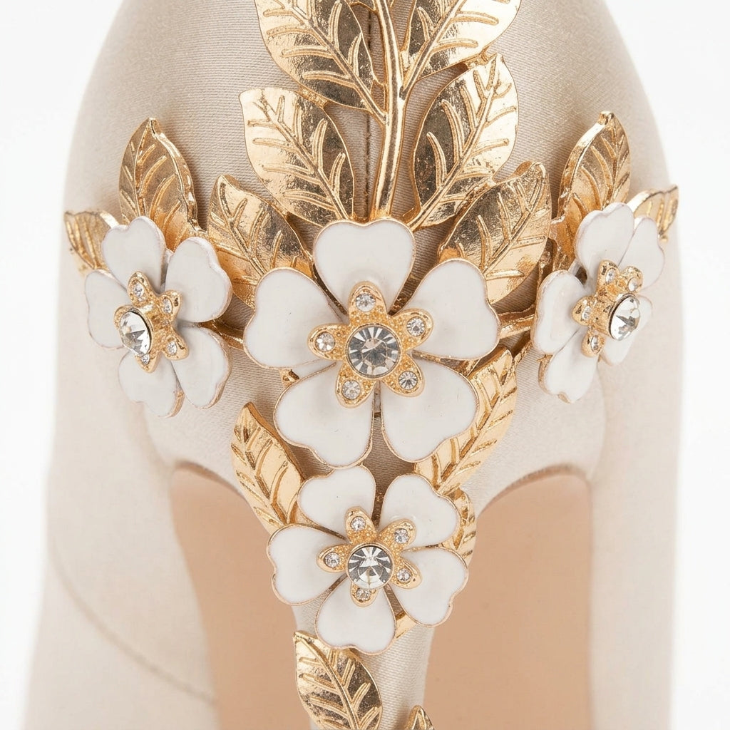 Chaussons de danse classique femme satin — Flora