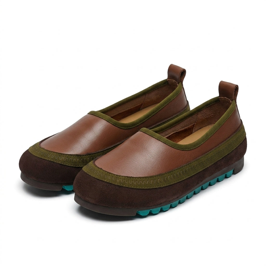 Chaussons de danse classique femme marron — Tiziana