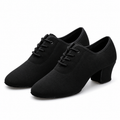 Chaussures de salsa femme noires, talon 3,5 cm, modèle Hallberg