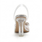 Chaussons de danse classique femme argent — Rodkin - détail