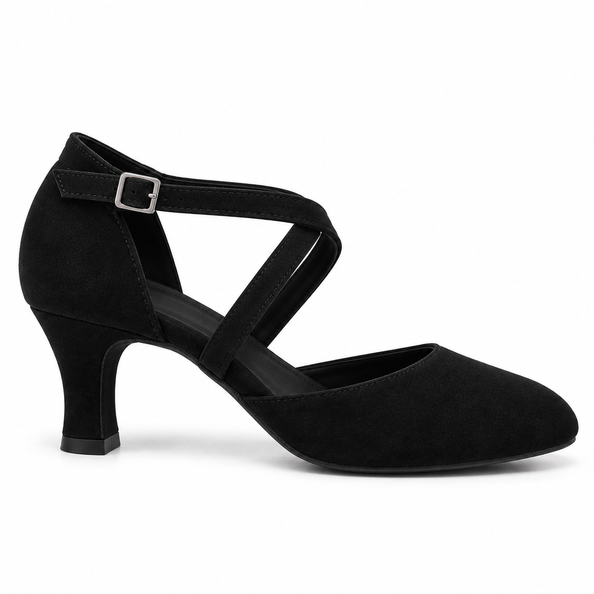 Chaussures de salsa femme, semelle suédée, modèle Rosalie, vue 5