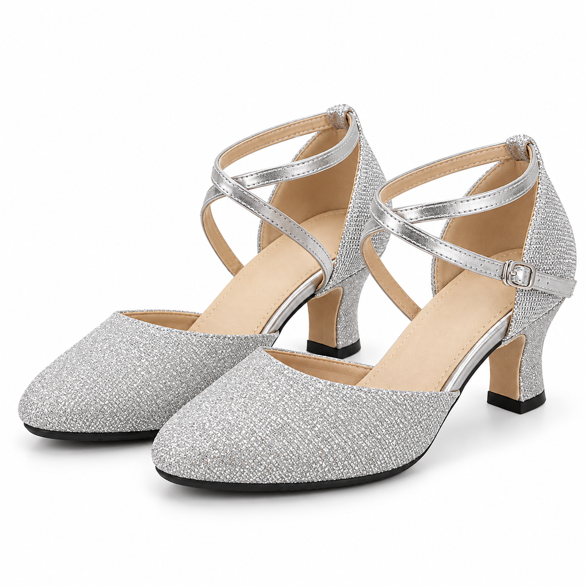 Chaussures de salsa femme, modèle Jasmin, vue 2