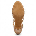 Chaussures de salsa femme strass, modèle Claudia, vue 7