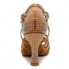 Chaussures de salsa femme strass, modèle Claudia, vue 5