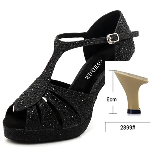 Souliers de danse latine femme — Capriccio - vue 3/4