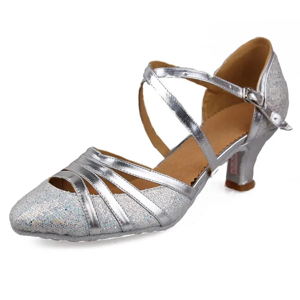 Chaussures de salsa femme paillettes — Vishneva - vue 19