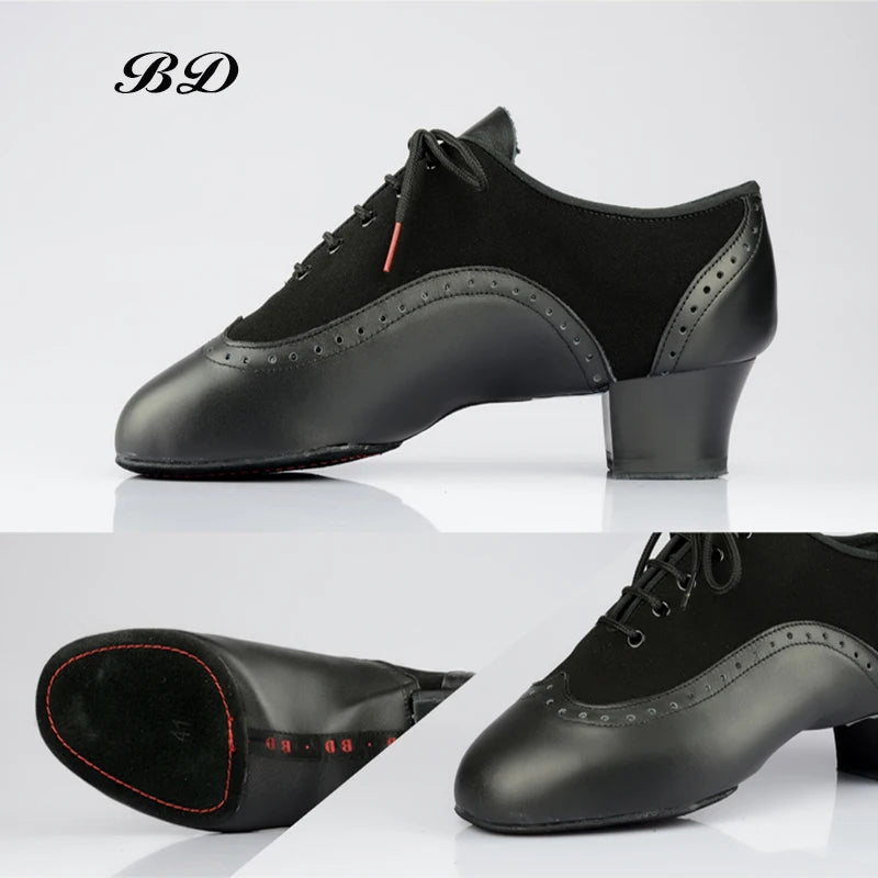 Chaussures de salsa homme heel — Paquita - vue rapprochée